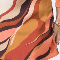 Desert Storm Mini Skirt Orange