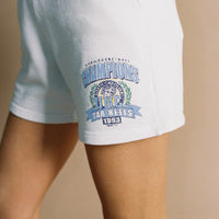 NCAA Coll Basketball Champs Shorts Unc White