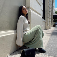 Harriette Maxi Skirt Sage