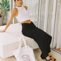 Abigail Midi Skirt Black