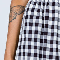 Hale Midi Skirt Black / White