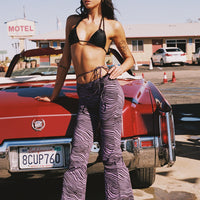 Motel Eda Trouser Desert Terrain Purple