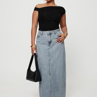 McGuane Denim Midi Skirt