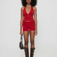 Take Me Out Shorts Red