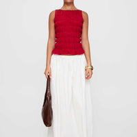 Felipa Maxi Skirt White