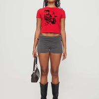 Take Me Out Shorts Slate