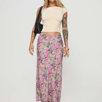 Rinaldie Maxi Skirt Pink Multi
