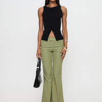 Jinxed Pant Green Stripe