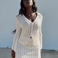 Perfect Places Knit Set Beige