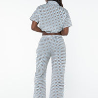 Fulmer Set White / Blue