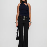 Gabrielli Belted Pant Black