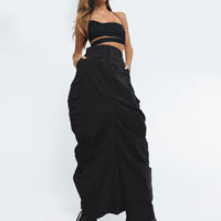 Baird Cargo Maxi Skirt Black