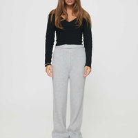 Templa Knit Pants Grey Marle