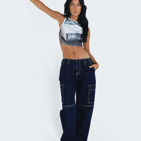 Tatini Low Rise Denim Jean Indigo