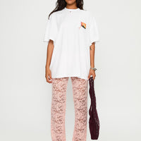 Peru Lace Pants Pink