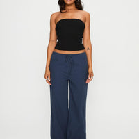 Zodie Low Waist Pants Navy