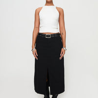 Sumac Midi Skirt Black