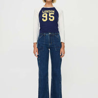 Chad Cargo Jeans Dark Wash Denim