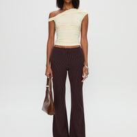 Sportia Flare Pants Brown