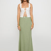 Sophia Maxi Skirt Green