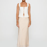 The Charmaine Maxi Skirt Cream