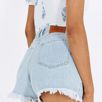 Doughty Shorts Light Wash Denim