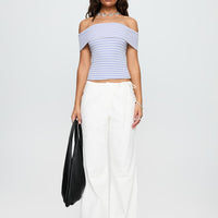 Leyah Tie Side Pants White