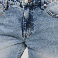 Ronine Low Rise Wide Leg Jeans Light Wash