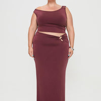Whiley Maxi Skirt Mauve Curve