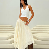 Gratitude Midi Skirt Cream