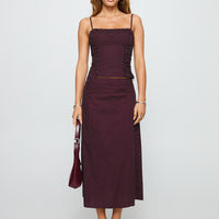 Shining Mirrors Set Burgundy