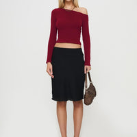 Anibelle Midi Skirt Black