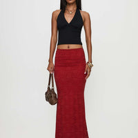 Silene Maxi Skirt Red