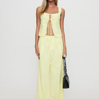 Such A Charmer Tie Up Set Yellow