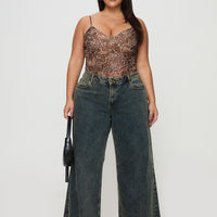 Ziggie Low Rise Baggy Jeans Antique Wash Curve