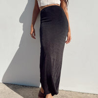 Harriette Maxi Skirt Black