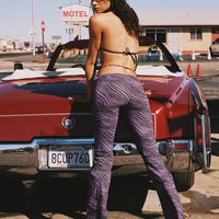 Motel Eda Trouser Desert Terrain Purple