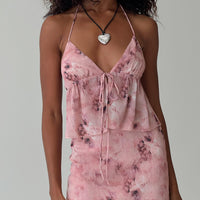 Mauro Set Pink Antique Floral