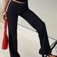 Socialista Pinstripe Pant Black
