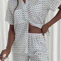 Fulmer Set White / Blue