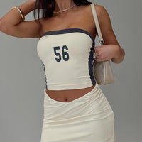 Team Mini Skirt Cream