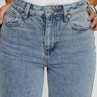 Goldie High Rise Wide Leg Jeans Light Wash