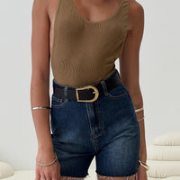 Impala Shorts Mid Wash Denim