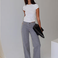 Top Model Jean Navy Stripe