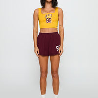 ASU Soffee Shorts Maroon