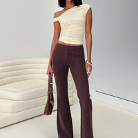 Sportia Flare Pants Brown