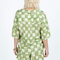 Franke Checkerboard Set Green / Beige