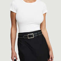 Grant My Wish Mini Skort Black