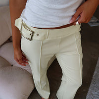 Alyanna Hardware Pants Cream