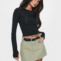 Gonzales Mini Skirt Olive